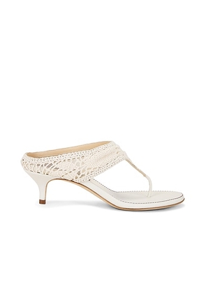 Magda Butrym Thing Crochet Heel in Cream - Cream. Size 36 (also in ).