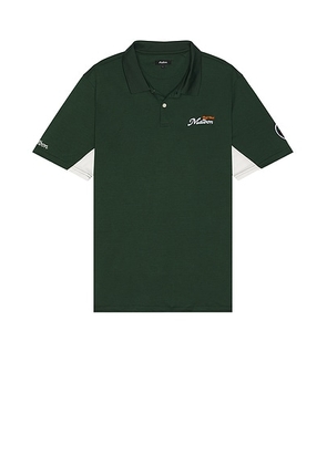 Malbon Golf x REVOLVE Par-Tee Polo in Evergreen & White - Green. Size M (also in ).