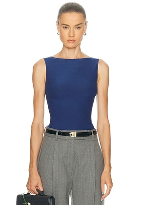 Mimchik Frankie Tank Top in Navy - Navy. Size 0 (also in 2, 4).