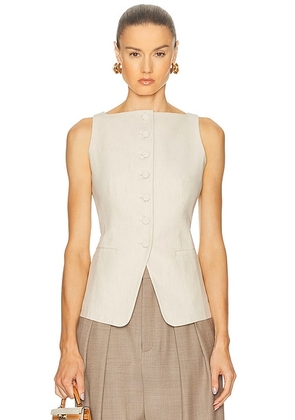 L'Academie by Marianna Ami Top in Natural Beige - Beige. Size L (also in M, S, XS, XXS).