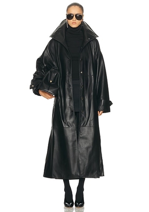 Karen Arcanjo Bree Coat in Black - Black. Size 34/36 (also in ).