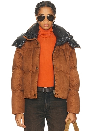 Moncler Paterne Jacket in Cognac - Camel. Size 0/XS (also in 1/S, 3/L).