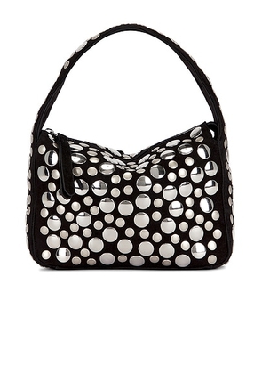KHAITE Elena Small Multi Stud Bag in Black - Black. Size all.