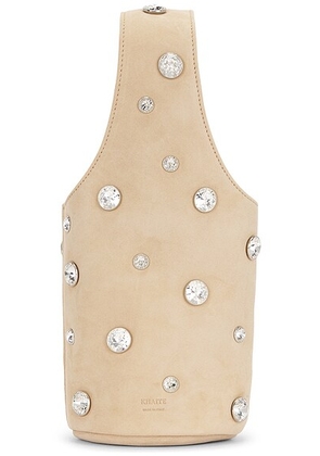 KHAITE Livia Small Bag in Powder - Blush. Size all.