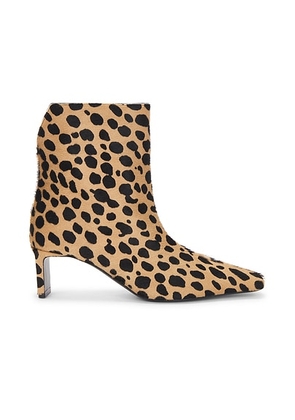 KHAITE Ona Ankle Boot in Camel & Black - Brown. Size 36.5 (also in 37, 38, 38.5, 39, 39.5, 40).