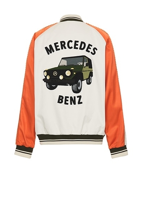 Moncler Genius X Mercedes Benz By Nigo Satet Jacket in Multicolor - White. Size 3 (also in 4).