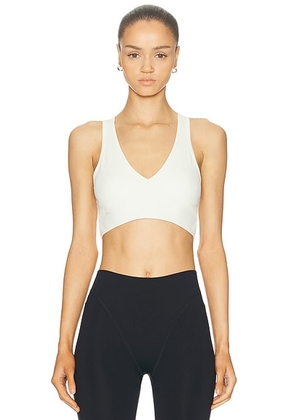 NORBA V Bralette in Ivory - Ivory. Size L (also in M, S).