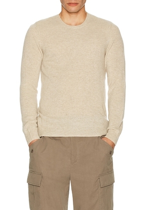 Onia Featherweight Cashmere Sweater in Stone - Beige. Size L (also in XL/1X).