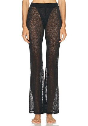 Negative Underwear Serpente Pant in Black - Black. Size M (also in S).