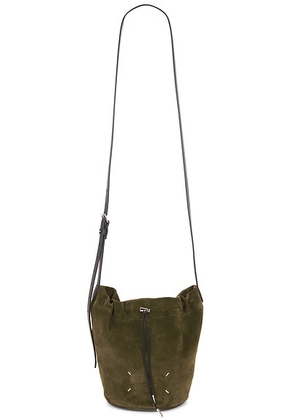 Maison Margiela Belt Bag Pouch in Khaki  Black  & Chestnut - Khaki. Size all.