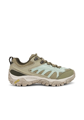 Merrell 1TRL Moab 2 Mesa Luxe Eco Sneakers in Drab & Sage - Sage. Size 10 (also in 9, 9.5).