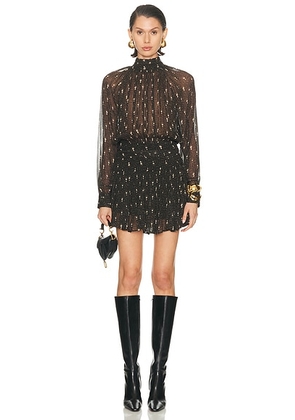 NICHOLAS Cecile Dress in Opal Geo & Black - Black. Size 0 (also in 2, 6, 8).