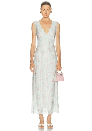 LoveShackFancy Mira Dress in Spruce Mint - Mint. Size 0 (also in 2, 6, 8).