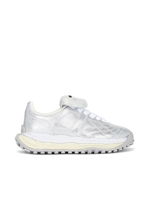 Maison MIHARA YASUHIRO Scott Original Sole Leather Low-Top Sneaker in Silver - Metallic Silver. Size 43 (also in ).