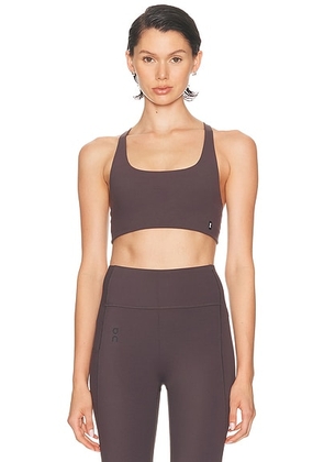 On Studio Bra in Pebble - Brown. Size S (also in ).