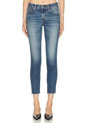 Moussy Vintage Vizcaya Skinny Jeans in Blue - Blue. Size 25 (also in 26, 27, 31, 32).