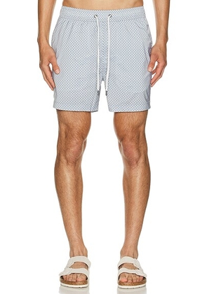 Onia Charles 5 Swim Trunks in Agave - Baby Blue. Size XL/1X (also in ).