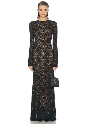 L'Academie by Marianna Kayden Maxi Dress in Black - Black. Size S (also in ).