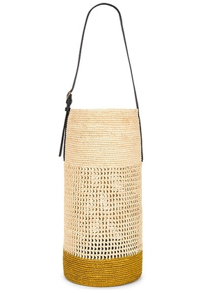 KHAITE Billie Bucket Bag in Mud & Natural - Tan. Size all.