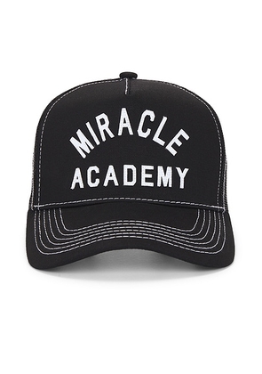 Nahmias Miracle Academy Contrast Trucker Hat in Black - Black. Size all.