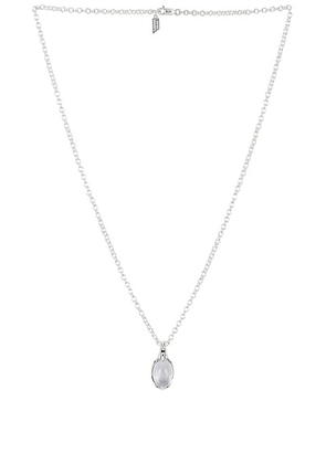 Loren Stewart Crystal Orb Amulet Necklace in Sterling Silver - Metallic Silver. Size all.