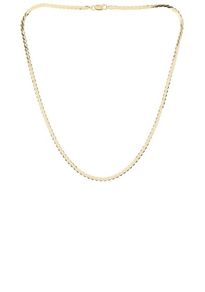 Loren Stewart Serpentine Chain Necklace in Gold Vermeil - Metallic Gold. Size all.