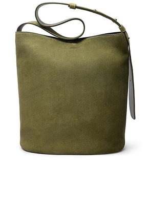 Lie Studio The Norma Tote in Moss Green - Green. Size all.