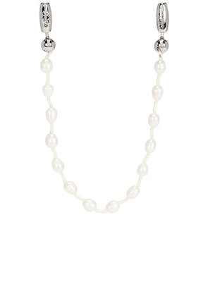 Ossa Pearl Wristlet in Pearl & Ivory - White. Size all.