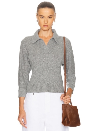 KHAITE Herve Sweater in Fog - Light Grey. Size L (also in ).
