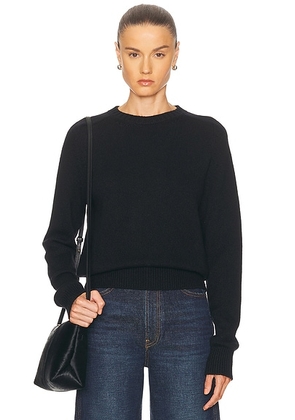 KHAITE Nera Sweater in Black - Black. Size L (also in ).