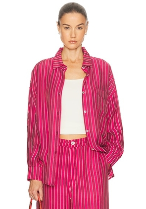 American Vintage Ysoli Shirt in Anna - Fuchsia,Mauve. Size M/L (also in XS/S).