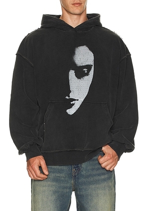 MISBHV Ghost Of Love Hoodie in Black - Black. Size L (also in M, S, XL/1X).