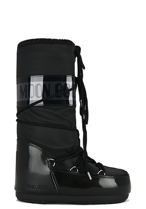 MOON BOOT Icon Glance Boot in Black - Black. Size 35/38 (also in ).