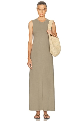 LESET Margo Sleeveless Maxi Dress in Cypress - Olive. Size M (also in XS).