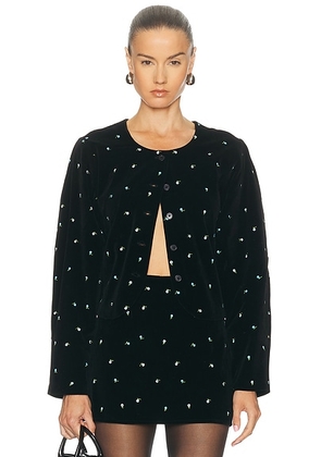 Marlies Grace Jackie Top in Black - Black. Size L (also in M, S, XS).