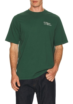 Malbon Golf Bermuda Sport Utility Tee in Hunter Green - Green. Size S (also in ).