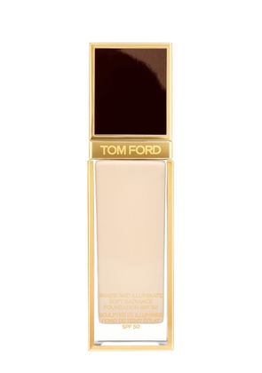 Tom Ford Shade and Illuminate Soft Radiance Foundation SPF 50, Makeup, Nu11 Cameo, 01, Sun Protection, Radiant Finish - 0.1 Cameo