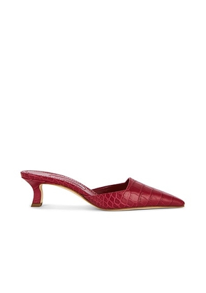 Manolo Blahnik Moiramu 50 Pump in Bright Red - Red. Size 36 (also in 37.5).
