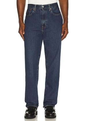 LEVI'S 568 Loose Straight Jeans in Check The Score Blue - Blue. Size 33 (also in ).