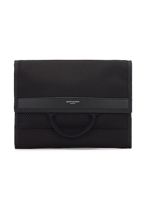 Saint Laurent Flap Crossbody in Black - Black. Size all.