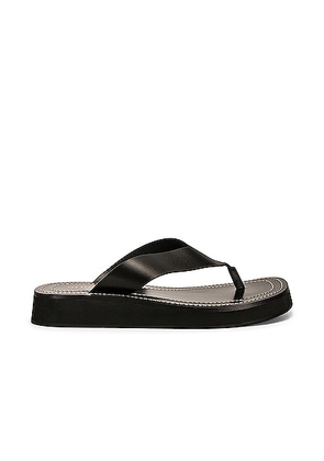 The Row Ginza Sandal in Black - Black. Size 35 (also in 36, 36.5, 37.5, 38, 39.5, 40, 41).