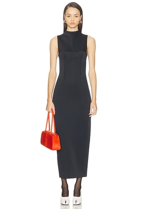 KHAITE Shoshanna Dress in Black - Black. Size 2 (also in 4).