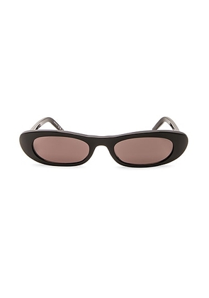 Saint Laurent SL 557 Shade Sunglasses in Black - Black. Size all.