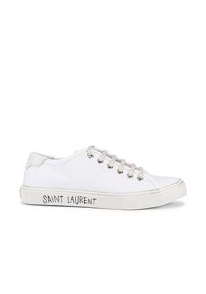 Saint Laurent Malibu Sneakers in Optic White - White. Size 39.5 (also in ).