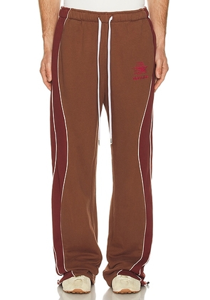 Nahmias Ollie Sweatpant in Vintage Burgundy - Burgundy. Size L (also in M, S, XL/1X).