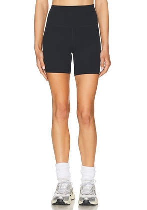 Splits59 Airweight High Waist Short in Black - Black. Size L (also in M, S, XL, XS).