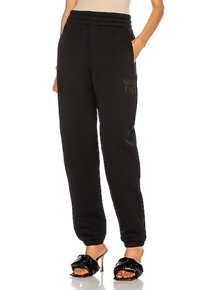Alexander Wang Foundation Terry Classic Sweatpant in Black - Black. Size M (also in S, XS).