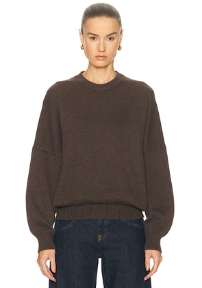 KHAITE Margaux Sweater in Coffee - Brown. Size M (also in L).