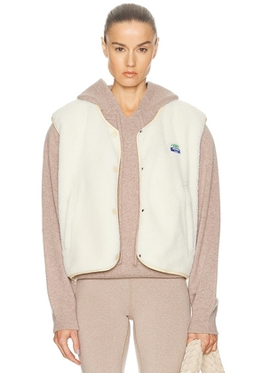 American Vintage Hoktown Vest in Ecru - White. Size M/L (also in XS/S).