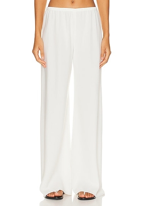The Row Gala Pant in Off White - White. Size L (also in XL).